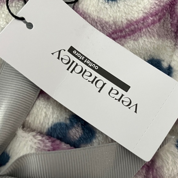 Vera Bradley Center Stage Glow Lavender Fleece Robe NWT SZ 2-3 XL - Picture 2 of 5